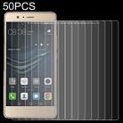 50 PCS 0.26mm 9H 2.5D Tempered Glass Film for Huawei P9 lite, No Retail Package - 1