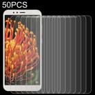 50 PCS 0.26mm 9H 2.5D Tempered Glass Film for Huawei Y6 2018, No Retail Package - 1
