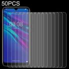50 PCS 0.26mm 9H 2.5D Tempered Glass Film for Huawei Y6 2019, No Retail Package - 1