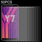 50 PCS 0.26mm 9H 2.5D Tempered Glass Film for Huawei Y7 2018, No Retail Package - 1