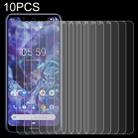 10 PCS 0.26mm 9H 2.5D Tempered Glass Film for Nokia 5.1 Plus (Nokia X5) - 1