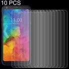 10 PCS 0.26mm 9H 2.5D Tempered Glass Film for LG Q7 - 1