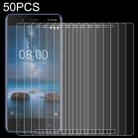 50 PCS 0.26mm 9H 2.5D Tempered Glass Film for Nokia 8, No Retail Package - 1