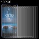 10 PCS 0.26mm 9H 2.5D Tempered Glass Film for Nokia 8 - 1
