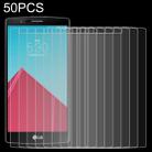 50 PCS 0.26mm 9H 2.5D Tempered Glass Film for LG G4 - 1