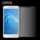 10 PCS for  Huawei Y7 0.3mm 9H Surface Hardness 2.5D Explosion-proof Non-full Screen Tempered Glass Screen Film - 1