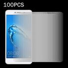 100 PCS for  Huawei Y7 0.3mm 9H Surface Hardness 2.5D Explosion-proof Non-full Screen Tempered Glass Screen Film - 1