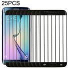 25 PCS For Galaxy S6 edge 0.3mm 9H Surface Hardness 3D Explosion-proof Colorized Electroplating Tempered Glass Full Screen Film (Black) - 1