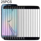 25 PCS For Galaxy S6 Edge 0.2mm 9H Surface Hardness 3D Curved Surface Full Screen Cover Explosion-proof Tempered Glass Film (Black) - 1