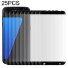 25 PCS For Galaxy S7 Edge / G935 0.26mm 9H Surface Hardness Curved Surface Non-full Screen Tempered Glass Film (Black) - 1