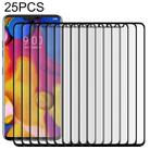 25 PCS For LG V40 ThinQ 0.3mm 9H Surface Hardness 3D Curved Edge Full Screen Tempered Glass Film - 1
