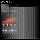 25 PCS For Sony Xperia Z / L36h 0.26mm 9H Surface Hardness 2.5D Tempered Glass Film - 1