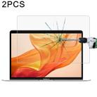 2 PCS 0.26mm 9H Surface Hardness Explosion-proof Tempered Glass Film for MacBook Air 13.3 (2018) - 1