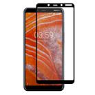 ENKAY Hat-prince Full Glue 0.26mm 9H 2.5D Tempered Glass Film for Nokia 3.1 Plus (Black) - 1