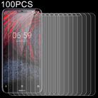 100 PCS 0.26mm 9H 2.5D Explosion-proof Tempered Glass Film for Nokia 6.1 Plus - 1