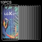 10 PCS 0.26mm 9H 2.5D Tempered Glass Film for LG K40 - 1