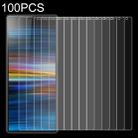 100 PCS 0.26mm 9H 2.5D Tempered Glass Film for Sony Xperia 10 Plus - 1