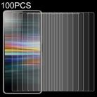 100 PCS 0.26mm 9H 2.5D Tempered Glass Film for Sony Xperia L3 - 1