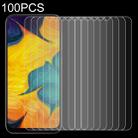 100 PCS 0.26mm 9H 2.5D Tempered Glass Film for Galaxy A30 - 1