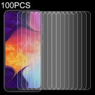 100 PCS 0.26mm 9H 2.5D Tempered Glass Film for Galaxy A50 - 1