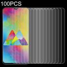 100 PCS 0.26mm 9H 2.5D Tempered Glass Film for Galaxy M20 - 1