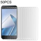 50 PCS 0.26mm 9H 2.5D Tempered Glass Film for Asus ZenFone 4 ZE554KL - 1