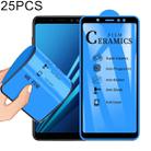 25 PCS 2.5D Full Glue Full Cover Ceramics Film for Galaxy A8 (2018) - 1