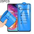 25 PCS 2.5D Full Glue Full Cover Ceramics Film for Galaxy A70 - 1