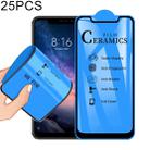 25 PCS 2.5D Full Glue Full Cover Ceramics Film for Xiaomi Redmi Note6 Pro - 1