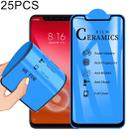 25 PCS 2.5D Full Glue Full Cover Ceramics Film for Xiaomi Mi 8 Explorer, Fingerprint Unlock Is Supported - 1