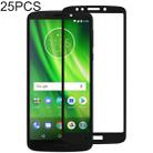 25 PCS Full Glue Full Cover Screen Protector Tempered Glass film for Motorola Moto G6 Play - 1