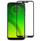 Full Glue Full Cover Screen Protector Tempered Glass film for Motorola Moto G7 Power - 1