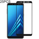25 PCS Full Glue Full Cover Screen Protector Tempered Glass film for Galaxy A5 (2018) & A8 (2018) - 1