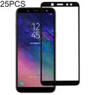 25 PCS Full Glue Full Cover Screen Protector Tempered Glass film for Galaxy A6+ (2018) - 1