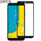 25 PCS Full Glue Full Cover Screen Protector Tempered Glass film for Galaxy J6 (2018) - 1