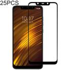 25 PCS Full Glue Full Cover Screen Protector Tempered Glass film for Xiaomi Pocophone F1 - 1