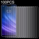 100 PCS 0.26mm 9H Surface Hardness 2.5D Full Screen Tempered Glass Film for Xiaomi Mi 8 Lite - 1
