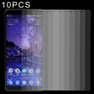 10 PCS for Nokia 7 Plus 0.26mm 9H Surface Hardness 2.5D Explosion-proof Tempered Glass Screen Film - 1