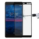 For Nokia 7 0.3mm 9H Surface Hardness 2.5D Explosion-proof Full Screen Tempered Glass Film(Black) - 1