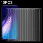 For Xiaomi Redmi Note 8 2021 / Redmi Note 8 10 PCS 0.26mm 9H 2.5D Tempered Glass Film - 1