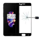 For OnePlus 5 0.26mm 9H Surface Hardness 2.5D Explosion-proof Silk-screen Tempered Glass Full Screen Film(Black) - 1