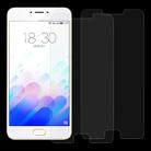 2 PCS for Meizu M3 Note / Meilan Note 3 0.26mm 9H Surface Hardness 2.5D Explosion-proof Tempered Glass Screen Film - 1