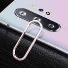 For Galaxy Note 10 0.15mm 9H Border Membrane Round Edge Rear Camera Lens Tempered Glass Film Guard Circle (Rose Gold) - 1