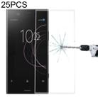 25 PCS 9H 3D Full Screen Tempered Glass Film for Sony Xperia XZ1 Compact (Transparent) - 1