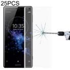 25 PCS For Sony Xperia XZ2 Compact 0.3mm 9H Surface Hardness 3D Explosion-proof Tempered Glass Screen Film - 1