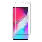 For Galaxy S10 5G  0.3mm 9H Surface Hardness 3D Curved Edge Glue Curved Full Screen Tempered Glass Film, Fingerprint Unlock Is Supported(Black) - 1