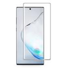 For Galaxy Note 10 3D Curved Edge Glue Curved Full Screen Tempered Glass Film, Fingerprint Unlock Is Supported(Transparent) - 1