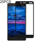 25 PCS Full Glue Full Cover Screen Protector Tempered Glass film for Nokia 7 - 1