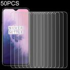 50 PCS 0.26mm 9H 2.5D Tempered Glass Film for OnePlus 7T - 1
