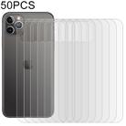 50 PCS For iPhone 11 Pro Max Soft Hydrogel Film Full Cover Back Protector - 1